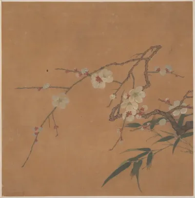 Flowering Plum and Bamboo