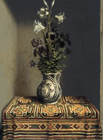 Flowers in a Jug (reverse)