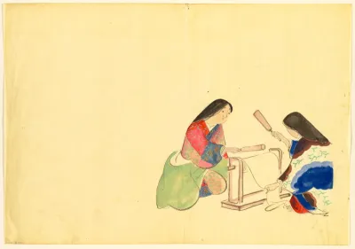 Flowers of a Hundred Worlds (Momoyogusa): Fulling Silk (Uchiginu)