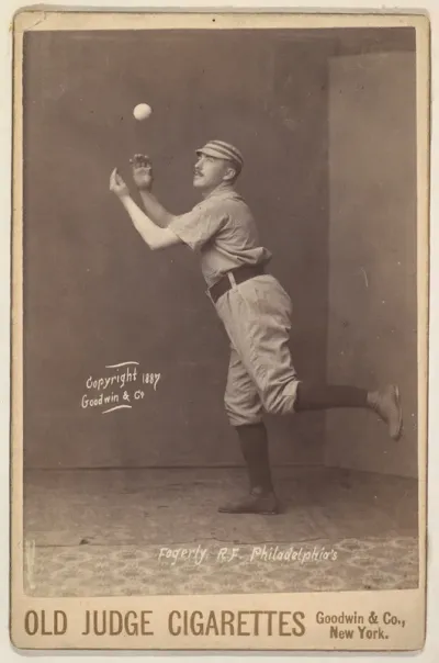 Fogerty, Right Field, Philadelphia, from the series Old Judge Cigarettes