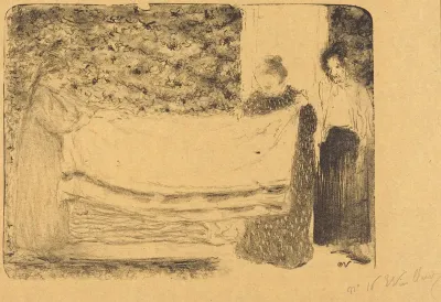 Folding the Linen (Le pliage du linge)