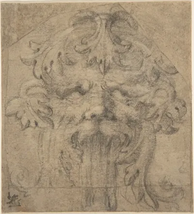 Foliate Grotesque Head