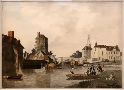 Folly Bridge and Bacon’s Tower, Oxford