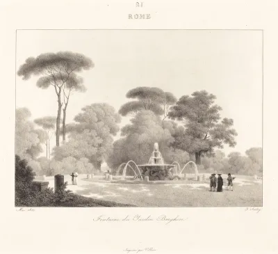 Fontaine de Jardin Borghese