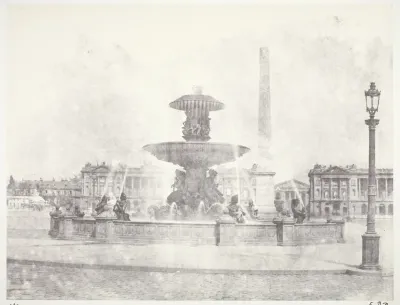 Fontaine, place de la Concorde, Paris