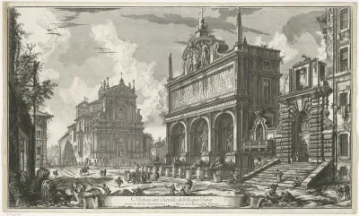 Fontana dell'Acqua Felice te Rome