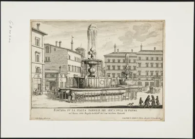 Fontana su la Piazza Farnese del Ser.mo St. Duca di Parma