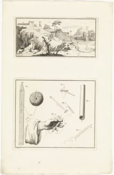 Fontein en garenwinster