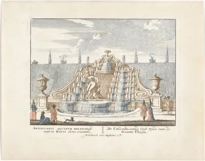 Fontein in de tuinen van Paleis Het Loo