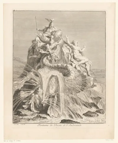 Fontein met Perseus en Andromeda