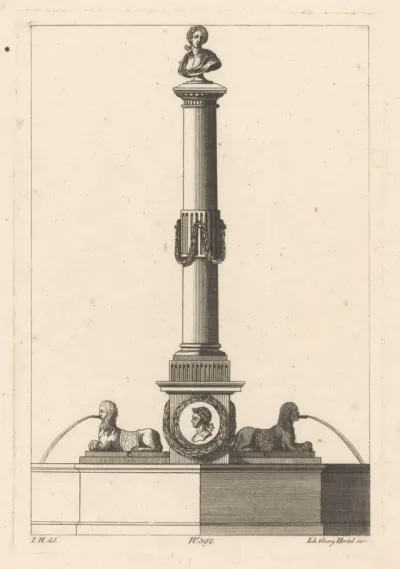 Fontein met sfinxen