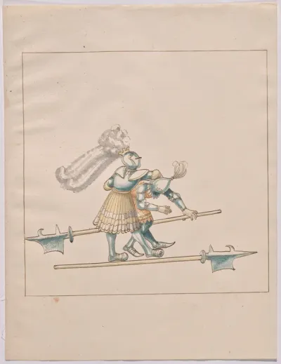 Foot Combat with Halberds
