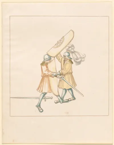 Foot Combat with Swords and Pavesen Shields