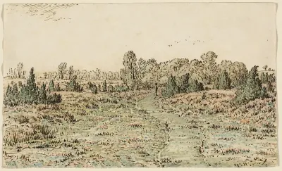 Footpath in the Barbizonnières