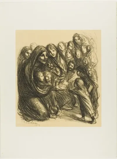 For the Daughters of Soldiers Killed on the Field of Honor, plate thirteen from Actualités