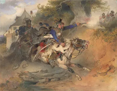 Foraging Hussars