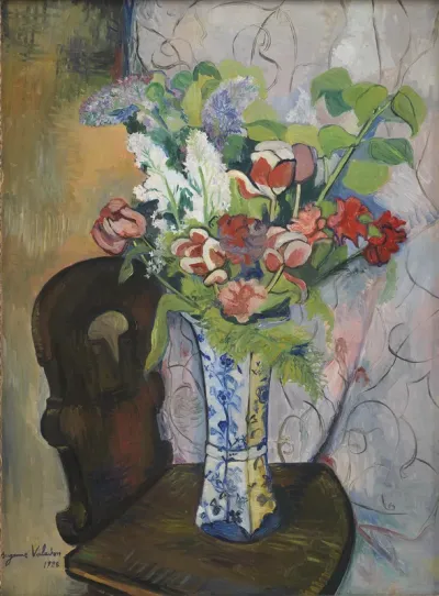 Forårsblomster i en vase