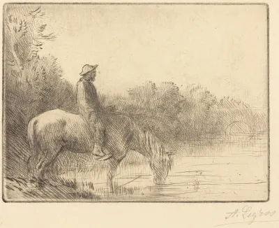 Fording a River (Le gue)