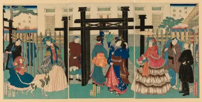 Foreign Mercantile House in Yokohama (Yokohama ijin shokan)