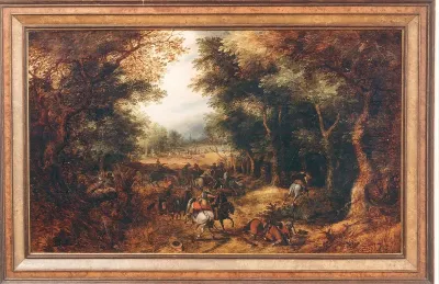 Forest scene with Robbery
