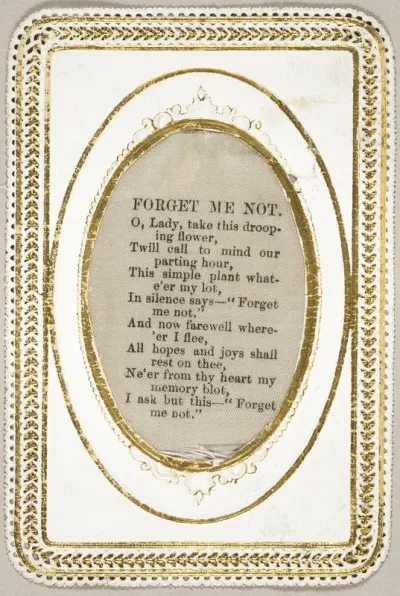 Forget Me Not (valentine)