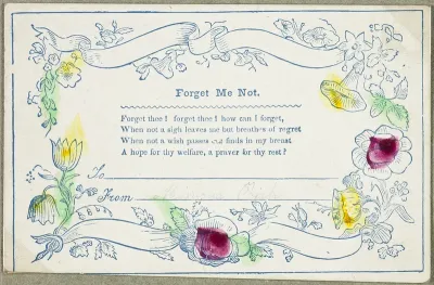 Forget Me Not (valentine)