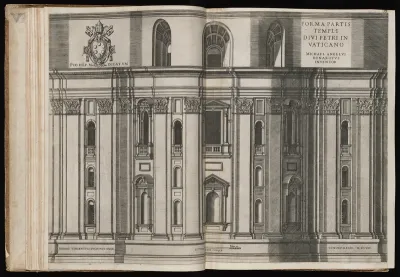 Forma Partis Templi Divi Petri [Exterior Section of Saint Peter's Basilica]