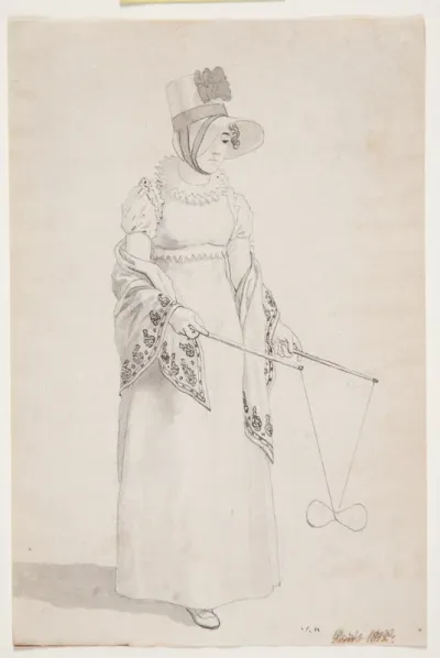 Forstudie til "Udsigt fra Meudon Slot nær Paris"