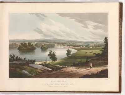 Fort Edward (No. 10 of The Hudson River Portfolio)