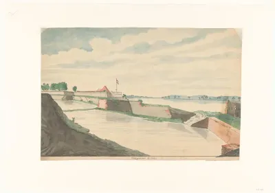 Fort Kranganoor bij Cochin