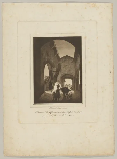 Fortificazioni dei bassi tempi sopra il Ponte Nomentano (Fortifications of the Ponte Nomentano)