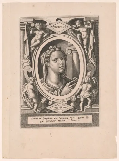 Fortitudo, plate 6 from The Seven Virtues