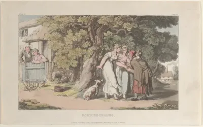 Fortune-telling, from "The Vicar of Wakefield"