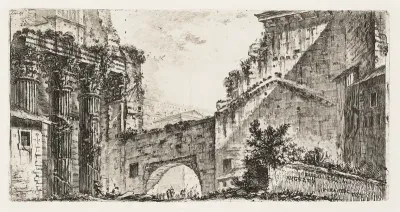 Forum of Augustus, plate 15 from Some Views of Triumphal Arches and other monuments