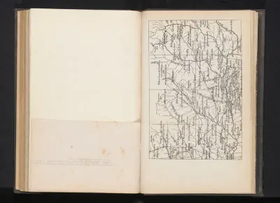 Fotoreproductie van een kaart van de gemeente Guimarães