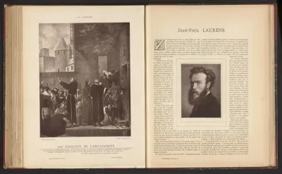 Fotoreproductie van een zelfportret door Jean Paul Laurens