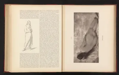 Fotoreproductie van het schilderij 'Danaé' door Antoine Étex