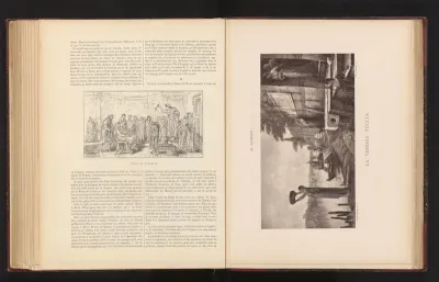 Fotoreproductie van het schilderij 'La Vestale Tuccia' door Louis Héctor Leroux