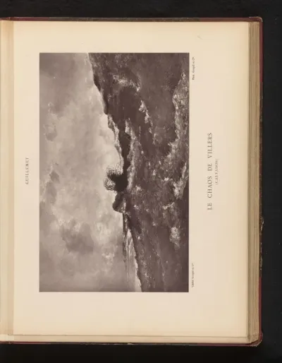 Fotoreproductie van het schilderij 'Le chaos de Villers (Calvados)' door Antoine Guillemet