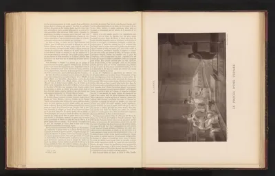 Fotoreproductie van het schilderij 'Le procès d'une Vestale' door Louis Héctor Leroux