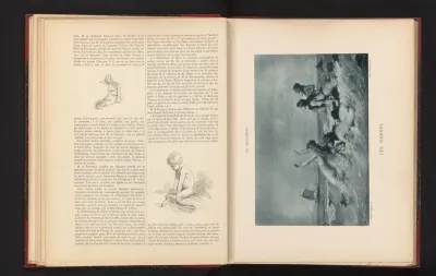 Fotoreproductie van het schilderij 'Les sirènes' door Edouard de Beaumont