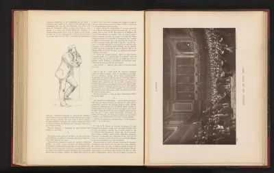 Fotoreproductie van het schilderij 'Séance du 16 juin 1877' door Benjamin Ulmann