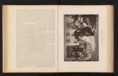 Fotoreproductie van het schilderij 'Un mariage à Capri' door Édouard Sain