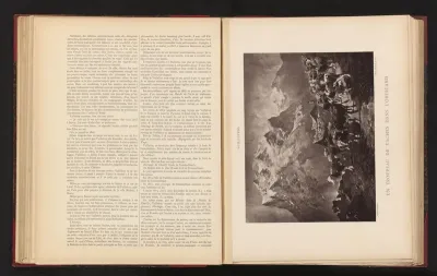 Fotoreproductie van het schilderij 'Un troupeau de vaches dans l'Oberland' door Félix de Vuillefroy-Cassini