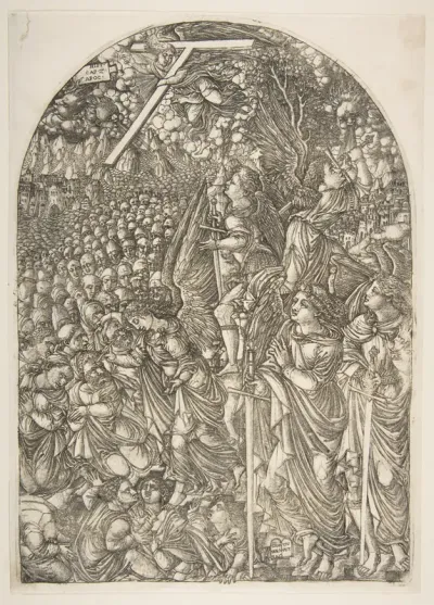 Four Angels holding back the Winds, from the Apocalypse
