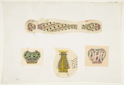 Four Designs for Vases
