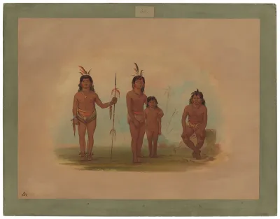 Four Goo-a-give Indians