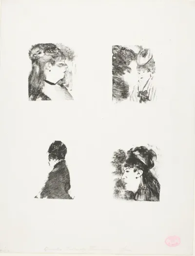 Four Heads of Women