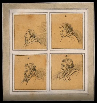 Four physiognomies expressing the propensity to command
