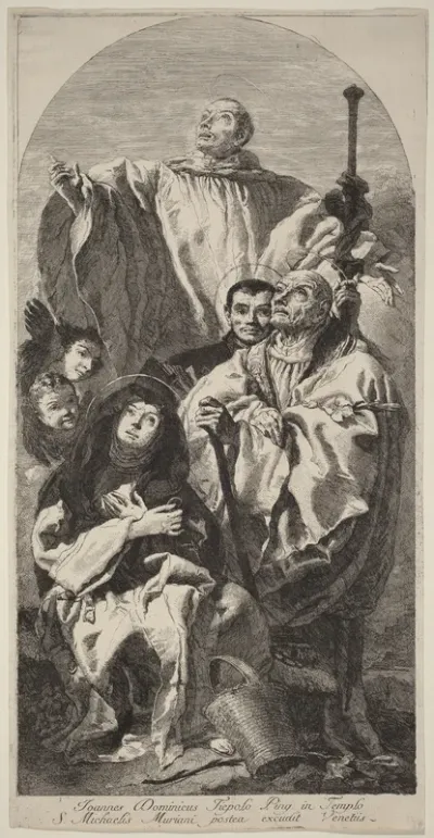 Four Saints of the Benedictine Order